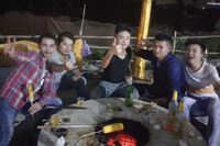 圣元電器伙伴齊聚燒烤咯！